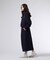 [WOMEN]フーデッド ロングワンピース