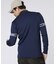 [GOLF]ラインスリーブロゴ　 モックネックＴシャツ