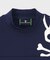 [GOLF]ラインスリーブロゴ　 モックネックＴシャツ