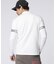 [GOLF]ラインスリーブロゴ　 モックネックＴシャツ