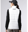 [GOLF][WOMEN]総柄フォントロゴ　　リバーシブルベスト
