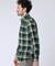 コーデュロイチェック　 ボタンダウンシャツ