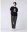 3DドットシルエットバニーTシャツ