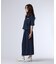 [WOMEN]キーネック 　ブラウジングワンピース