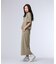 [WOMEN]キーネック 　ブラウジングワンピース