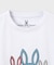 グラデーションBUNNY 　エンブロイダリーTシャツ