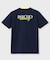 [GOLF]コントラストシグネチャーロゴ　 モックネックＴシャツ