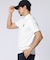 [GOLF]コントラストシグネチャーロゴ　 モックネックＴシャツ