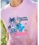 トロピカル アートワーク ピマコットンTシャツ