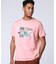 トロピカル アートワーク ピマコットンTシャツ