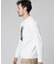 ロゴステッカーデザイン 　ロングスリーブTシャツ