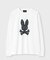 ロゴステッカーデザイン 　ロングスリーブTシャツ