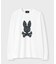 ロゴステッカーデザイン 　ロングスリーブTシャツ