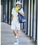 [GOLF]コントラストシグネチャーロゴ 半袖パーカ
