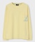 ワンポイントプリント ポケット 　ロンTEE