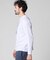 モザイクアウトラインバニー 　ロングスリーブTシャツ