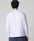 モザイクアウトラインバニー 　ロングスリーブTシャツ