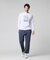 モザイクアウトラインバニー 　ロングスリーブTシャツ