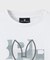 モザイクアウトラインバニー 　ロングスリーブTシャツ