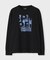 モザイクアウトラインバニー 　ロングスリーブTシャツ