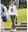 【公式】[GOLF][WOMEN]ネックジャガードロゴ　 ミックスプリントフーディ