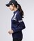 [GOLF][WOMEN]ラインスリーブロゴ　 モックネックＴシャツ