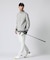 [GOLF]裏起毛 エンボスロゴ モックネック 　スウェット