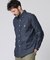 ハイパーストレッチ 　シャンブレー シャツ