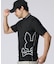 【公式】[GOLF] パイピング シルエットロゴ 　モックネックTシャツ