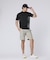 【公式】[GOLF] パイピング シルエットロゴ 　モックネックTシャツ