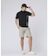 【公式】[GOLF] パイピング シルエットロゴ 　モックネックTシャツ
