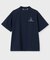 [GOLF]パイピングライン　 ナイロンショルダージップラグランTシャツ