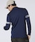 [GOLF]ラインスリーブロゴ　 モックネックＴシャツ