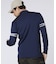[GOLF]ラインスリーブロゴ　 モックネックＴシャツ