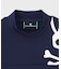 [GOLF]ラインスリーブロゴ　 モックネックＴシャツ
