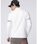 [GOLF]ラインスリーブロゴ　 モックネックＴシャツ