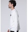 ロングスリーブ　センターブロックロゴTシャツ