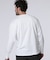 ロングスリーブ　センターブロックロゴTシャツ
