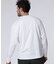 ロングスリーブ　センターブロックロゴTシャツ
