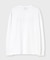 ロングスリーブ　センターブロックロゴTシャツ