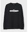 ロングスリーブ　センターブロックロゴTシャツ