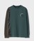 HEAT EFFECT TRICOT カラー切替 　ロングスリーブ Tシャツ