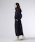 [WOMEN]フーデッド ロングワンピース