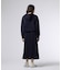 [WOMEN]フーデッド ロングワンピース