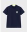 [GOLF][WOMEN]コントラストシグネチャーロゴ 　モックネックＴシャツ
