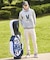 【公式】[GOLF]ネックジャガードロゴ　 ミックスプリントフーディ