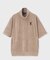コンパクトパイル 　ハーフジップ Tシャツ[Luxury relax]
