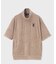 コンパクトパイル 　ハーフジップ Tシャツ[Luxury relax]