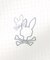 [GOLF] DotAirアウトライン2BUNNY 　総柄ポロシャツ