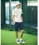 [GOLF]アウトライン2BUNNY 　ドライメッシュモックネックTシャツ